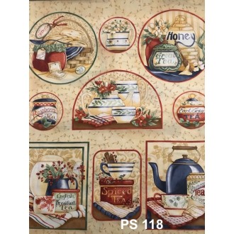 TEA PARTY PANNELLO cm. 62 x 110
